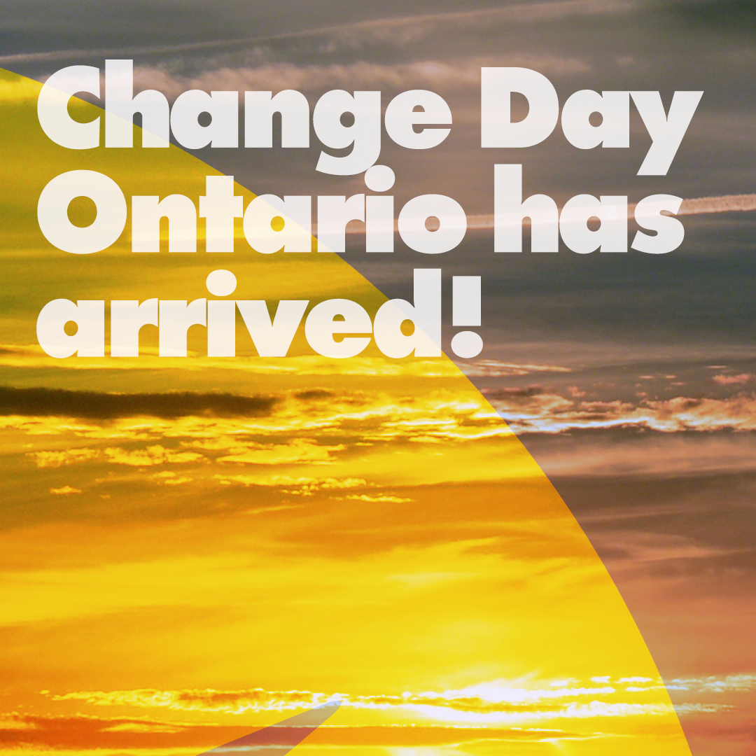 Change Day Ontario